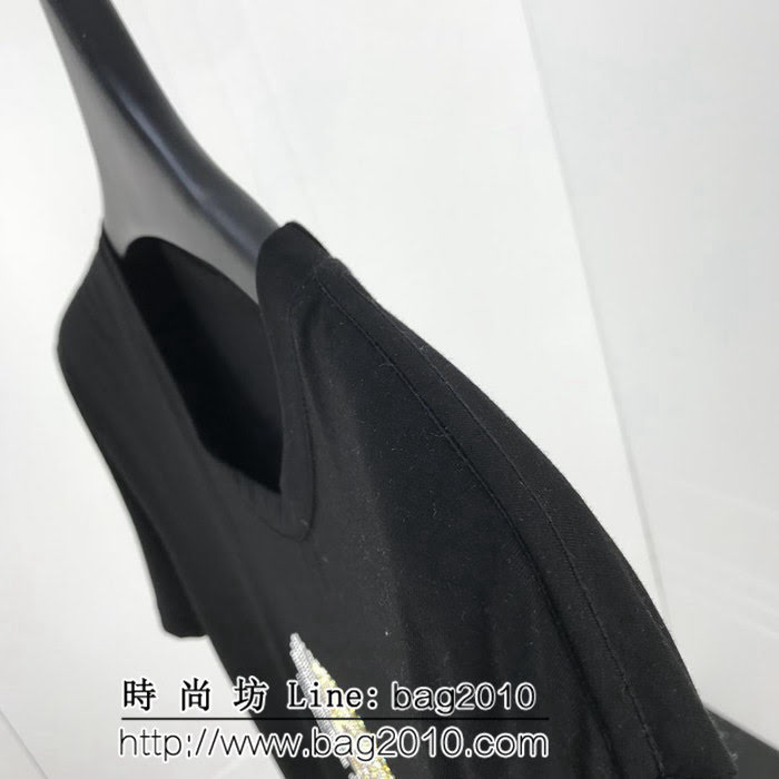 pp 19ss早春 燙鑽短袖 大幅度進口奧鑽燙鑽工藝 定制絲光棉 工藝細節完美 ydi2545
